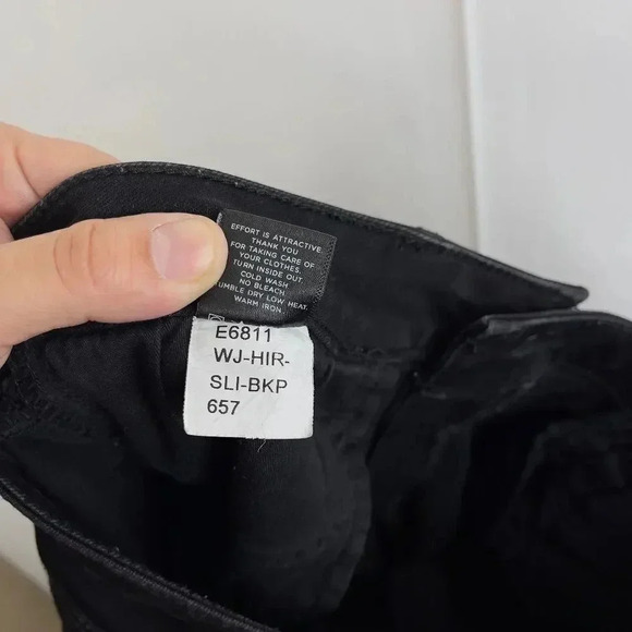 DSTLD High Waisted Black Skinny Jeans 30 - Picture 11 of 11